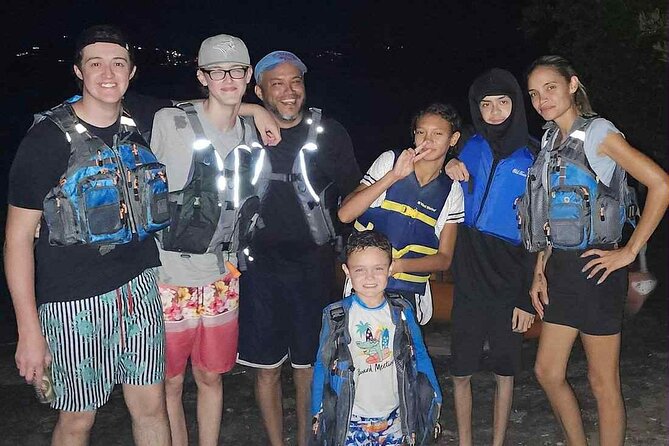 Vieques island Biobay Kayaking Tour - Clear boats, dark water, and the right moon