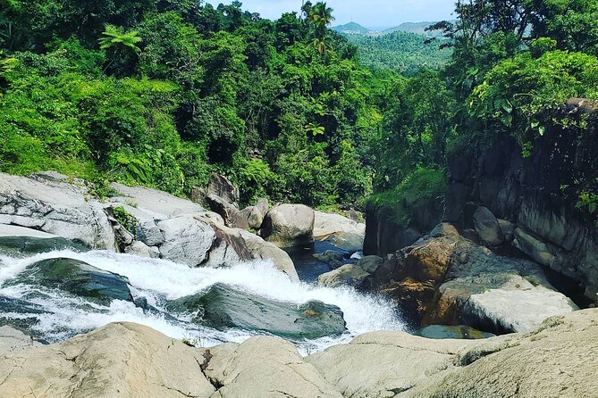 Waterfall Hike in Remote Area of El Yunque Rainforest; San Juan - Weather can change the plan
