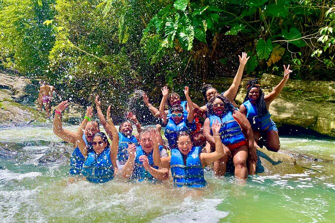 Yunque Rainforest Waterslides Plus Beach Tour - Las Pailas turns a rainforest visit into an active outing