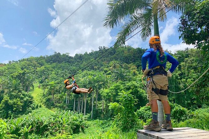 Ziplining at the Rainforest in Puerto Rico - How to fit the two-hour tour into your Puerto Rico day